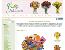 Tablet Screenshot of gellingsflowers.com